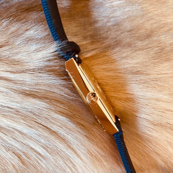 Gucci Goldtone Stainless Steel & Web-Strap Watch - Picture 9 of 10